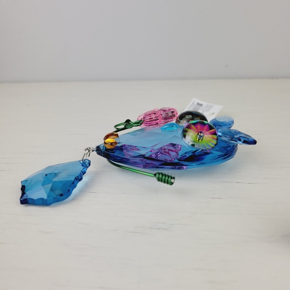 Crystal Expressions Acrylic Owl Ornament Suncatcher 5" GANZ - Picture 6 of 13